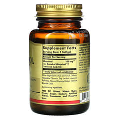 Solgar, Ubiquinol (CoQ10 en forma reducida), 100 mg, 50 cápsulas blandas