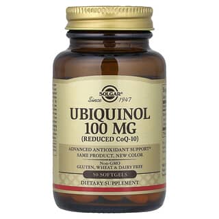 Solgar, 유비퀴놀(환원형 CoQ10), 소프트젤 50정(소프트젤 1정당 100mg)