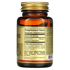 Solgar, L-Theanin, Freie Form, 150 mg, 60 Vegetarische Kapseln