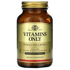 Solgar, Vitamins Only, витамины, 90 вегетарианских капсул