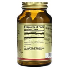 Solgar, Vitamin C, 1,000 mg, 90 Tablets
