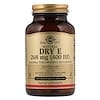 Natural Dry E, 268 mg (400 IU), 100 Vegetable Capsules