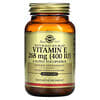 Vitamin E, Naturally Sourced, 268 mg (400 IU), 100 Softgels