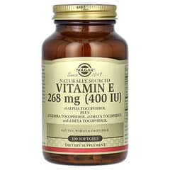 Solgar, Vitamin E, 400 IU, 100 Softgels