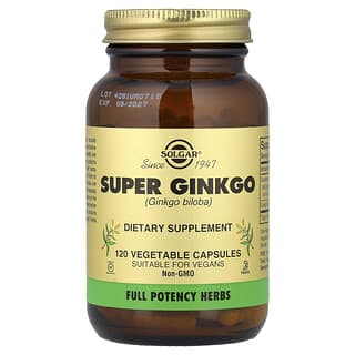 Solgar, Super Ginkgo, 120 rastlinných kapsúl