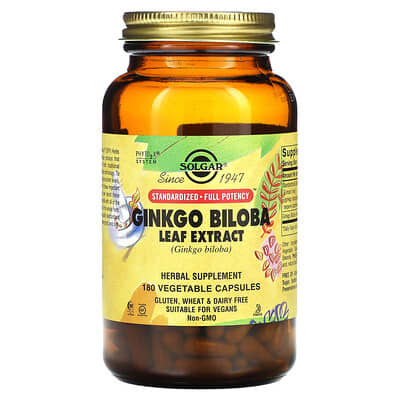 Solgar, Moth Leaf Extract, 180 Vegetarian Capsules