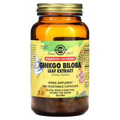 Solgar, Ginkgo-Blattextrakt, 180 pflanzliche Kapseln