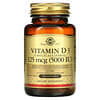 Vitamin D3 (Cholecalciferol), 125 mcg (5,000 IU), 100 Softgels