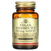 Vitamina D3 vegana, 150 mcg / 6000 UI, 100 cápsulas blandas veganas