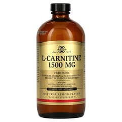 Solgar, L-Carnitine, L-Carnitin, Natürliche Zitrone, 1.500 mg, 473 ml (16 fl. oz.) (Nicht mehr verfügbarer Artikel) 