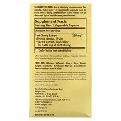 Solgar, Sauerkirschextrakt, 1.000 mg, 90 pflanzliche Kapseln