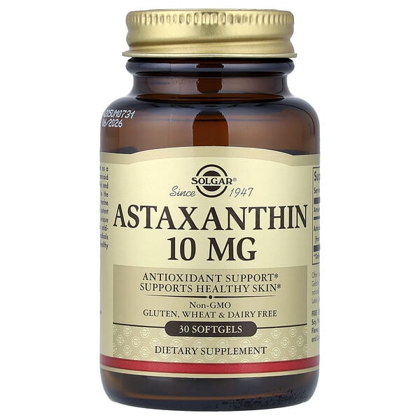 Astaxanthin, 10 mg, 30 Softgels
