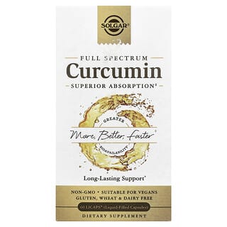 Solgar, Curcumina de Amplo Espectro, 60 LiCaps®