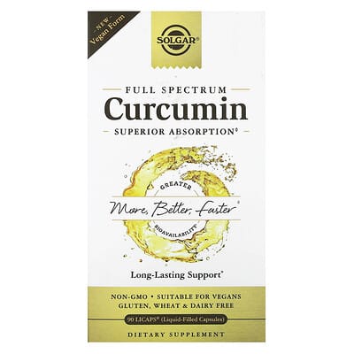 Solgar, Multifaceted Curcumin, 90 Li-Caps