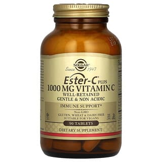 Solgar, Ester-C Plus, Vitamina C, 1.000 mg, 90 Comprimidos