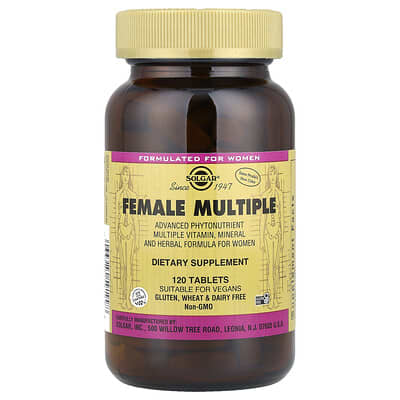 Solgar, Female Multiple, 120 tablets