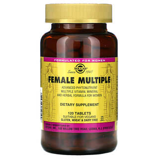 Solgar, мультивитамины для женщин, 120 таблеток