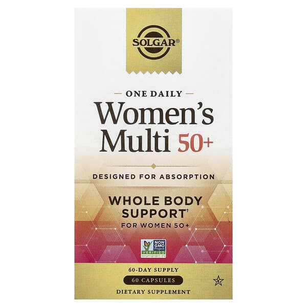 Solgar, One Daily Women's Multi 50+, 60 Capsules — product photo 1