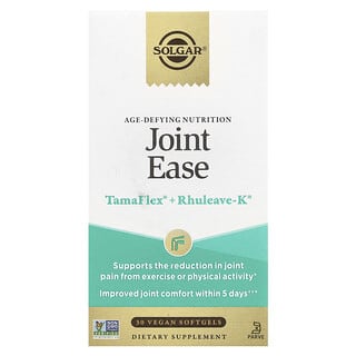 Solgar, 노화 방지 Nutrition, Joint Ease, 비건 소프트젤 30정