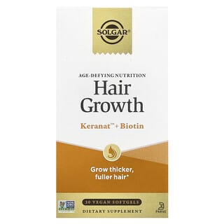 Solgar, Age-Defying Nutrition, Hair Growth, 30 Vegan Softgels