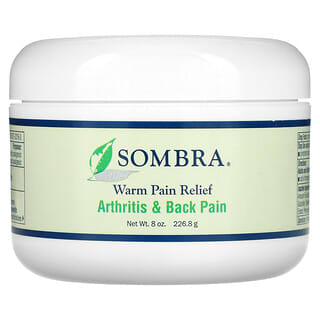 Sombra Professional Therapy, ウォームサポート ナチュラルペインリリービングジェル 226.8g（8オンス）