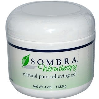 Sombra Professional Therapy, Warm Therapy, Natural Pain Relieving Gel, 4 oz (113.6 g)