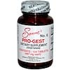 No. 6, Pro-Gest, 487 mg, 120 Tablets