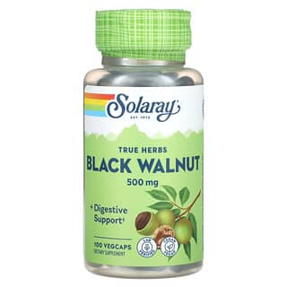 Solaray, True Herbs, Black Walnut , 500 mg , 100 VegCaps