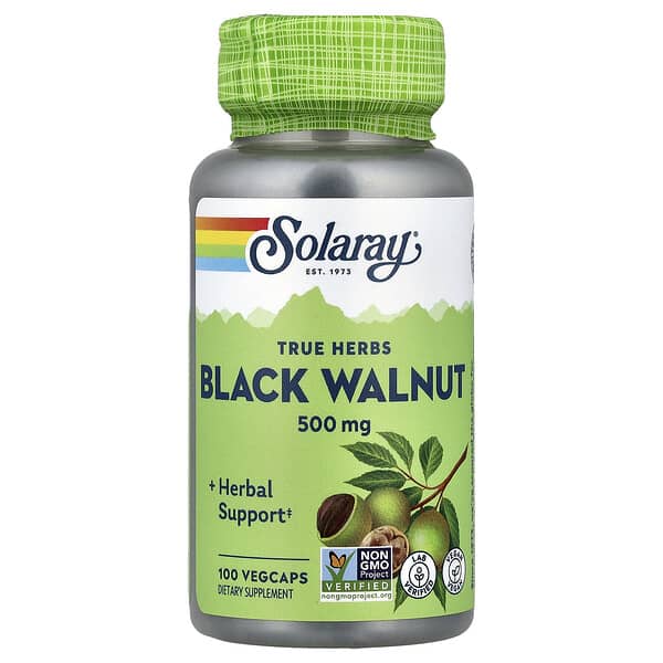 True Herbs, Black Walnut, 500 mg, 100 VegCaps