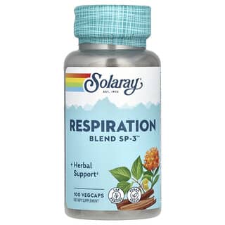 Solaray, Fórmula SP-3 para Respiração, 100 Cápsulas Vegetarianas
