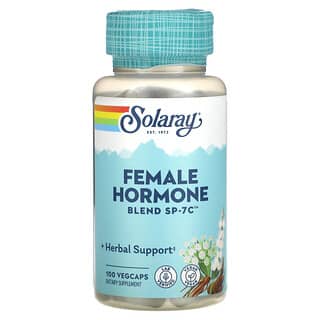 Solaray (سولاراي)‏, مزيج هرمونات الإناث SP-7C، 100 كبسولة نباتية
