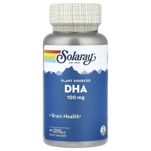 Plant Sourced DHA, 100 mg, 60 Vegan Softgels