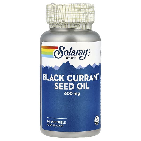 Black Currant Seed Oil, 600 mg, 90 Softgels