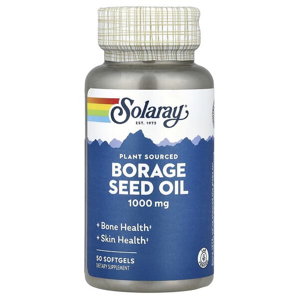 Borage Seed Oil, 1,000 mg, 50 Softgels