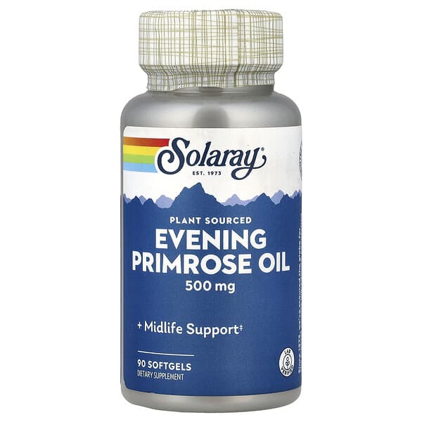 Plant Sourced Evening Primrose Oil, 500 mg, 90 Softgels