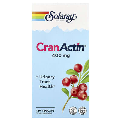 Solaray, CranActin®, Urinary Tract Health, 120 Vegetarian Capsules