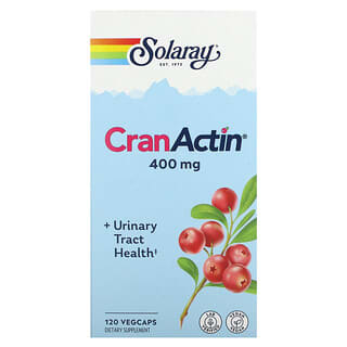 Solaray, CranActin, Extrait de canneberge AF, 120 Gélules végétales