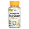 Beta-glucano, Alta potencia, 200 mg, 30 cápsulas vegetales