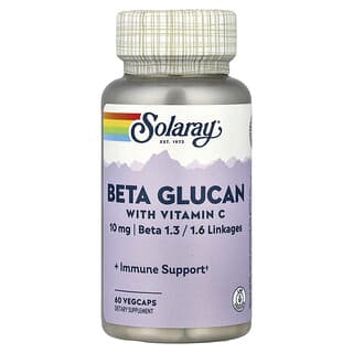 Solaray, Beta Glucan with Vitamin C, 60 VegCaps