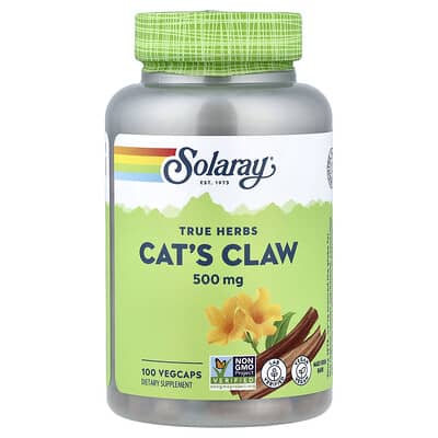 Solaray, True Herbs, Cat's Claw, 500 mg, 100 VegCaps
