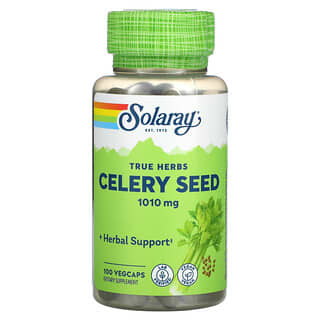 Solaray, Семена сельдерея, 505 мг, 100 растительных капсул