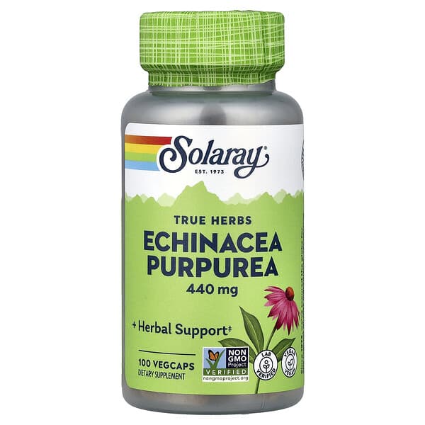 True Herbs, Echinacea Purpurea, 440 mg, 100 VegCaps