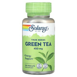 Solaray, True Herbs, Green Tea, 450 mg, 100 VegCaps