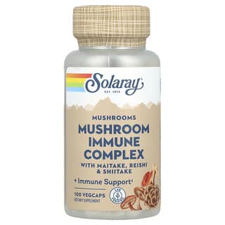 Solaray, Mushroom Immune Complex with Maitake, Reishi & Shiitake, 100 VegCaps