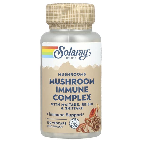 Mushroom Immune Complex with Maitake, Reishi & Shiitake, 100 VegCaps