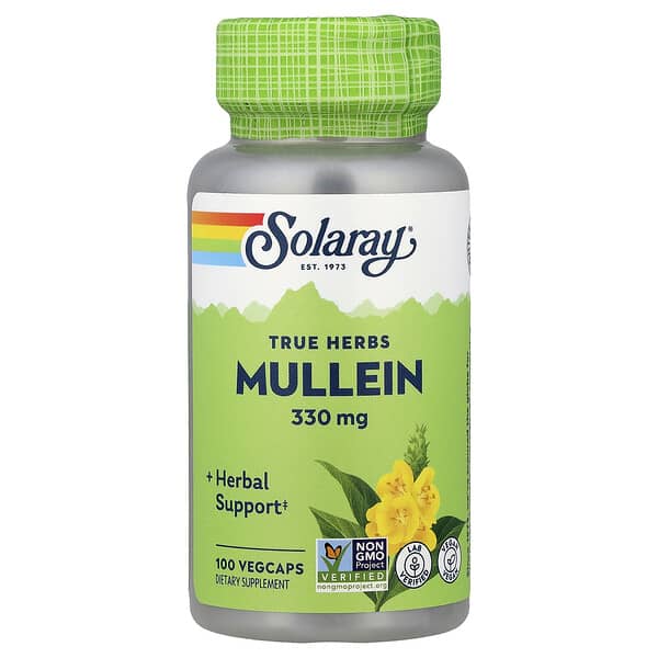 True Herbs, Mullein, 330 mg, 100 VegCaps