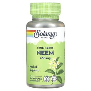 Solaray, True Herbs, Nim, 460 mg, 100 cápsulas vegetales