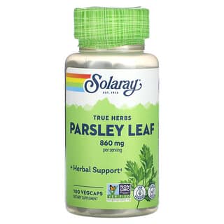 Solaray, True Herbs, Parsley Leaf, 430 mg, 100 VegCaps