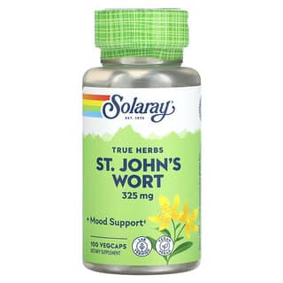 Solaray, True Herbs St. John's Wort, 325 mg, 100 VegCaps