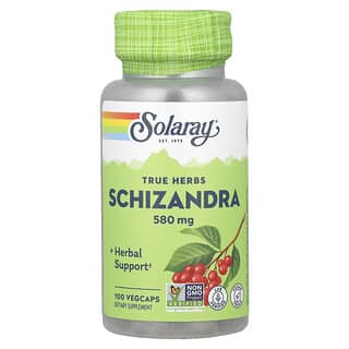 Solaray, Esquizandra, 580 mg, 100 cápsulas vegetales